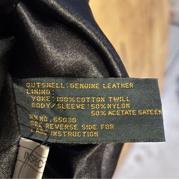 Vintage William Barry Black Suede Leather Button Up Rancher Chore Jacket Sz L - Picture 6 of 6